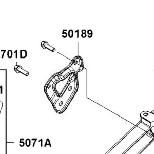50189-LGC6-E00 BRKT MUFFLER — diagram cutout