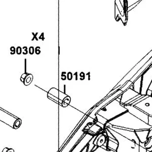 50191-LGC6-E00 COLLAR R RR ENG MOUNTING — diagram cutout