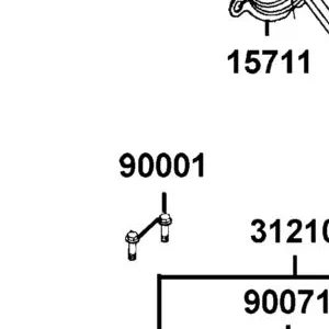90001-GBHB-661 BOLT FLANGE SH 6*22 — diagram cutout