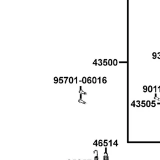 95701-06016-06 BOLT FLANGE 6X16 — diagram cutout