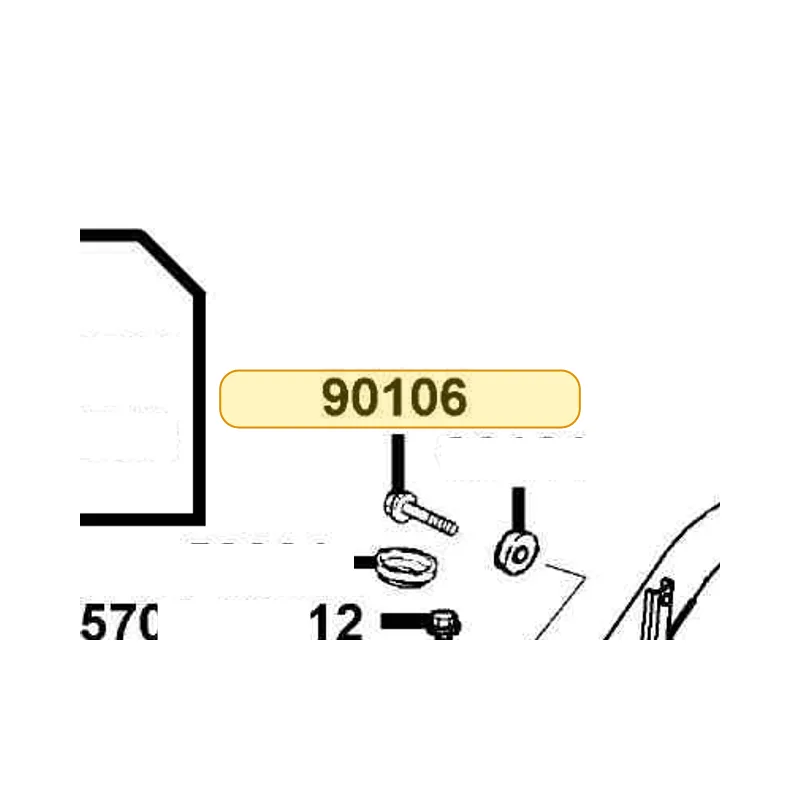 95801-10055-06 BOLT FLANGE 10*55 — diagram cutout