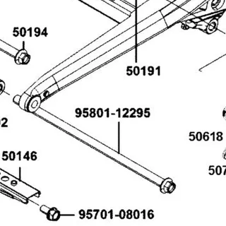 95801-12295-06 BOLT FLANGE 12X295 — diagram cutout