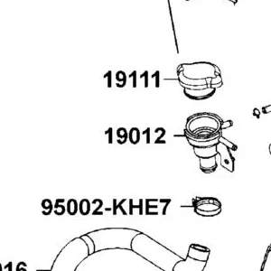 19012-LEA7-E05 UNIT RADIATOR — diagram cutout