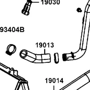 19013-LGC6-E00 HOSE WATER INLET — diagram cutout