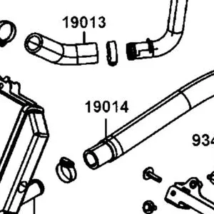 19014-LGC6-E00 HOSE WATER OUTLET — diagram cutout