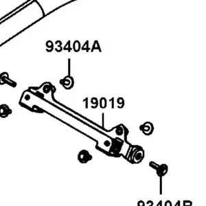 19019-LGC6-E00 HOLDER LOWER RADIATOR — diagram cutout