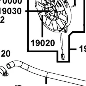 19020-LBA2-E00 FAN COOLING — diagram cutout