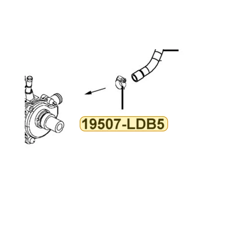 19507-PRA1-E00 CLAMP D28(ZNS3) — diagram cutout