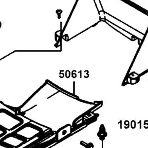 50613-LGC6-E00-N1R COVER UNDER (Black) — diagram cutout