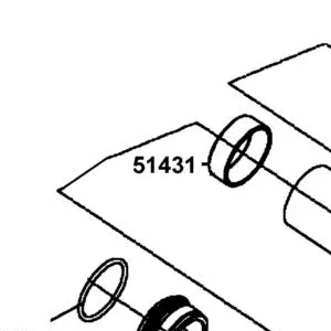 51431-KED9-900 GUIDE BUSH — diagram cutout