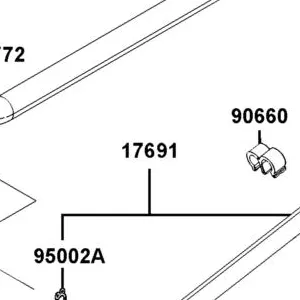 17691-LGC6-E00 TUBE ASSY — diagram cutout