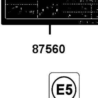 87560-LGC6-E00-T01 MARK DRIVER CAUTION — diagram cutout