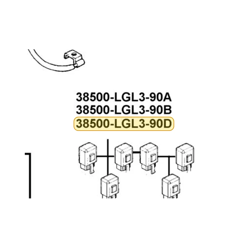 38500-LGL3-90A RELAY ASSY LIGHT/D402(12V 20A) — diagram cutout