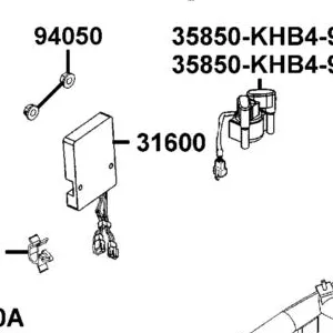 91507-LEA7-E00 CLIP — diagram cutout