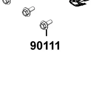 90111-LGE3-910 BOLT FLANGE 6MM — diagram cutout