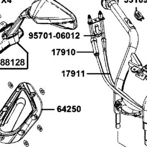 17911-AKB8-E00 CABLE B COMP THROT — diagram cutout