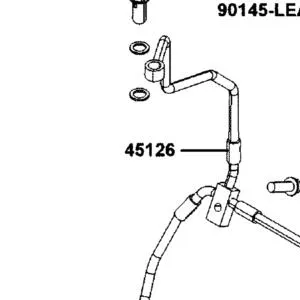 45126-AKB8-E00 HOSE ASSY FR BRK — diagram cutout