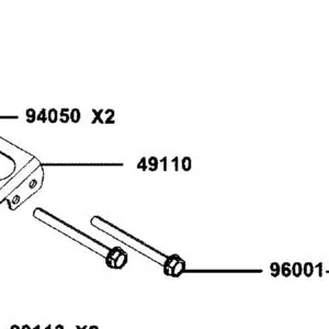 49110-AKB8-E00 STAY ABS — diagram cutout