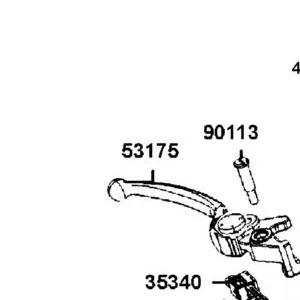 53175-AGJ5-E00 LEVER R STRG HANDLE — diagram cutout