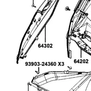 64302-AKB8-E00-ZBP MOLDING A R SIDE — diagram cutout