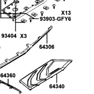64306-AKB8-E00-N1R SKIRT L SIDE (Black) — diagram cutout