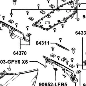 64311-AKB8-E00-N1R LID RESERVE TANK (Black) — diagram cutout