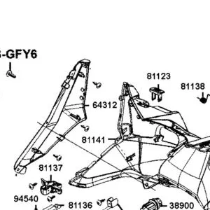 64312-AKB8-E00-JDP MOLDING B R SIDE — diagram cutout