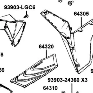 64320-AKB8-E00-N1R MAT R FLOOR (Black) — diagram cutout