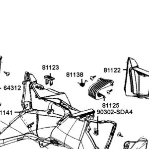 81138-AKB8-E00 SPRING C R FR INNER BOX — diagram cutout