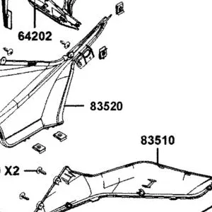 83520-AKB8-E00-N1R BOARD A ASSY R SIDE (Black) — diagram cutout