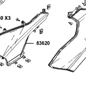 83620-AKB8-E00-N1R BOARD A ASSY L SID (Black) — diagram cutout