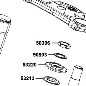 50306-AKB8-E00 NUT STRG STEM LOCK — diagram cutout