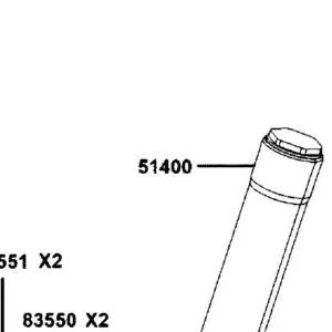 51400-LGC6-E00-T03 FORK ASSY FR R — diagram cutout