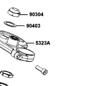 5323A-AKB8-E00 BRIDGE ASSY FR FORK — diagram cutout