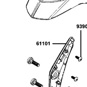 61101-AKB8-E00-NEP FENDER COVER R SIDE — diagram cutout