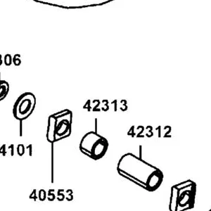 42313-AKB8-E00 COLLAR RR WHEEL SIDE B — diagram cutout