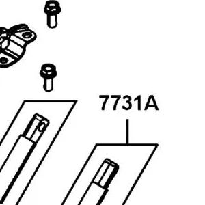 7731A-AKB8-E00 STAY ASSY DAMPER — diagram cutout