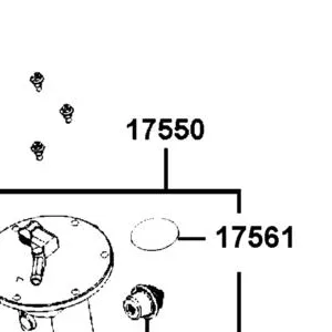 17550-AKB8-E00 PUMP ASSY FUEL — diagram cutout