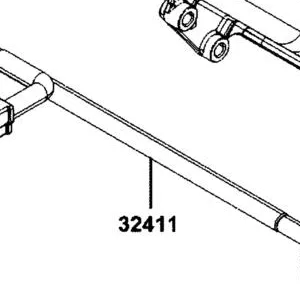 32411-AKB8-E00 CABLE BAT — diagram cutout