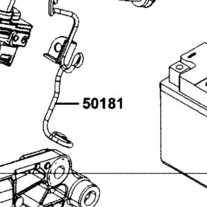 50181-AKB8-E00 CLIP THROD CABLE — diagram cutout