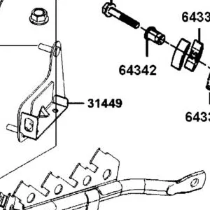 31449-AKB8-E00 STAY ELECTRIC VISOR MOTOR — diagram cutout