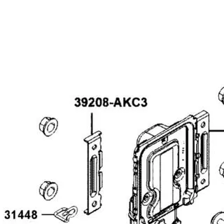 39208-AKC3-EZ5 HOLDER M4C ECU — diagram cutout