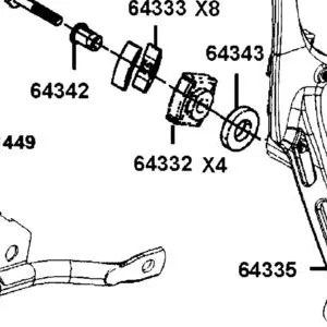 64332-AKB8-E00 SLIDIER — diagram cutout