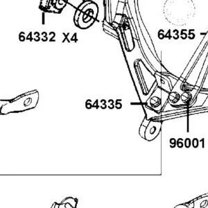 64335-AKB8-E00 STAY CABLE — diagram cutout