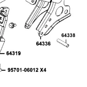 64336-AKB8-E00 BRKT AUTO VISOR — diagram cutout