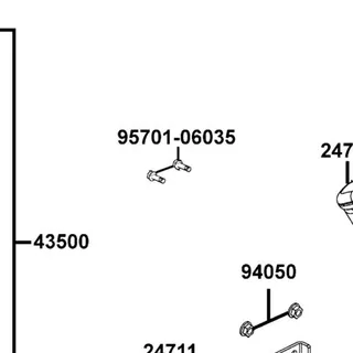 95701-06035-06 BOLT FLANGE 6X35 — diagram cutout