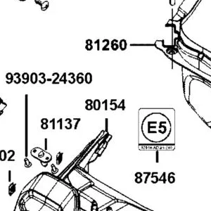 80154-AKB8-E00-N1P COVER FUEL — diagram cutout