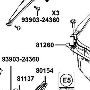 81260-AKB8-M30 BOX ASSY LUGGAGE — diagram cutout