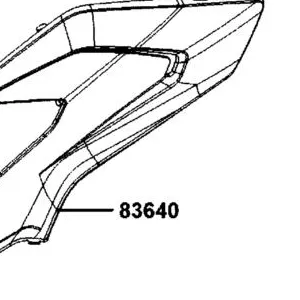83640-AKB8-E00-N1R BOARD C L SIDE (Black) — diagram cutout