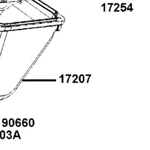 17207-AKB8-E00 COVER. AIR/C — diagram cutout